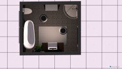 Raumgestaltung Badezimmer  in der Kategorie Toilette