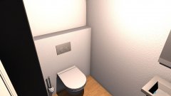 Raumgestaltung Gäste-WC Hasselrott in der Kategorie Toilette
