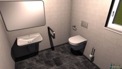 Raumgestaltung Gäste WC in der Kategorie Toilette