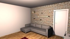 Raumgestaltung chris grey living room in der Kategorie Wohnzimmer