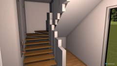 Raumgestaltung Flur und Treppe_geschlossen in der Kategorie Wohnzimmer