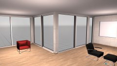 Raumgestaltung Grundrissvorlage Loft-Raum in der Kategorie Wohnzimmer