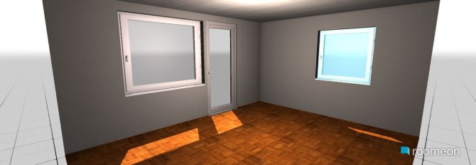 Raumgestaltung Grundrissvorlage Quadrat in der Kategorie Wohnzimmer