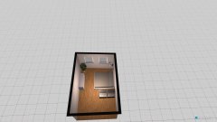 Raumgestaltung kleines Zimmer in der Kategorie Wohnzimmer