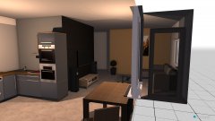 Raumgestaltung kuchnia salon in der Kategorie Wohnzimmer