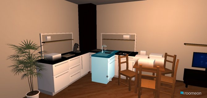 Raumgestaltung Küche in der Kategorie Wohnzimmer