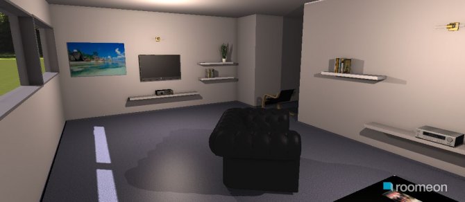Raumgestaltung Living room in der Kategorie Wohnzimmer