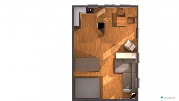 Raumgestaltung Nelkenweg 7 (möbliert, 3. Entwurf) in der Kategorie Wohnzimmer