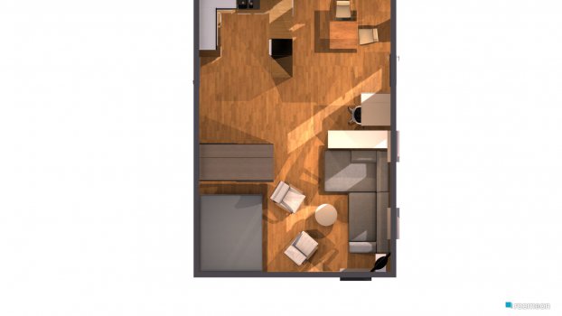 Raumgestaltung Nelkenweg 7 (möbliert, 5. Entwurf) in der Kategorie Wohnzimmer