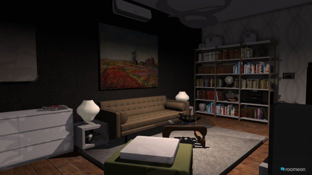 Raumgestaltung part of an apartment in der Kategorie Wohnzimmer