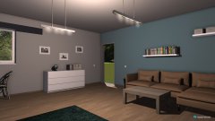 Raumgestaltung wohn-esszimmer in der Kategorie Wohnzimmer