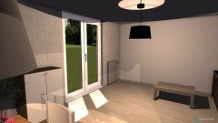 Raumgestaltung Wohn-Küche in der Kategorie Wohnzimmer