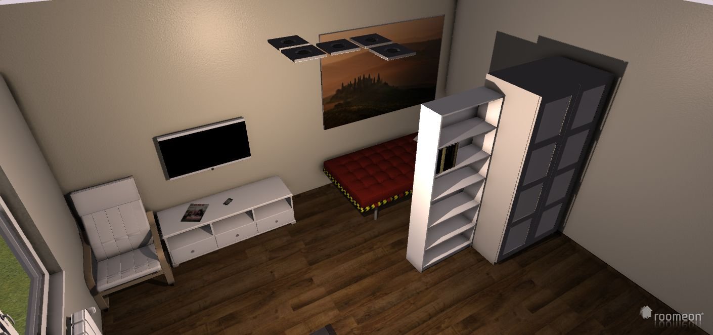 Raumplanung Wohn-Schlafzimmer 11 - roomeon Community