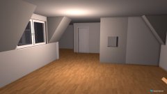 Raumgestaltung wohn und küche in der Kategorie Wohnzimmer