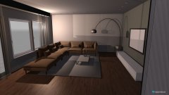 Raumgestaltung Wohnbereich in der Kategorie Wohnzimmer