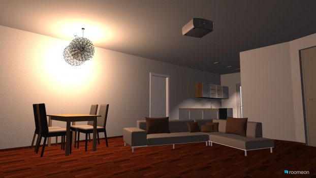 Raumgestaltung Wohnzimmer- Küche2 in der Kategorie Wohnzimmer