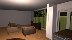 Raumgestaltung Wohnzimmer mit wintergarten in der Kategorie Wohnzimmer