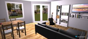 Raumgestaltung Wohnzimmer Vorlage in der Kategorie Wohnzimmer