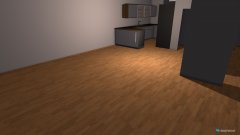 Raumgestaltung Wohnzimmer_Küche in der Kategorie Wohnzimmer