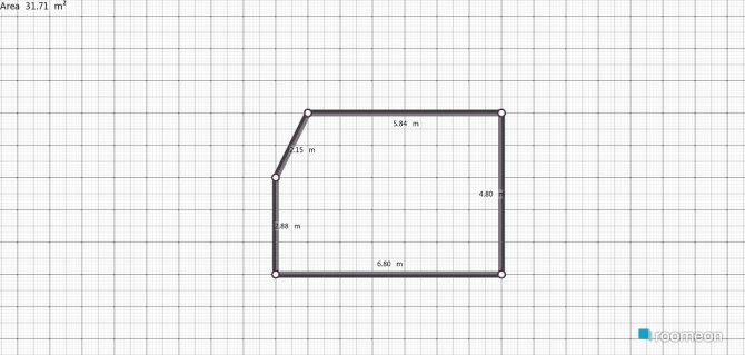 room planning Grundrissvorlage L-Form in the category Basement