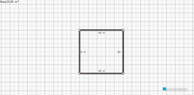 room planning Grundrissvorlage Quadrat in the category Basement