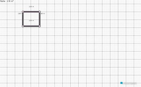 room planning Grundrissvorlage Quadrat in the category Bathroom