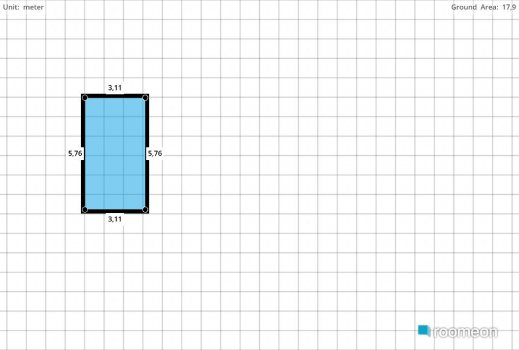 room planning Bed in Living room in the category Bedroom