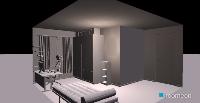 room planning Grundrissvorlage L-Form in the category Bedroom