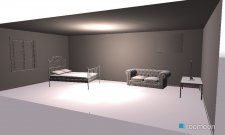 room planning Grundrissvorlage Quadrat in the category Bedroom