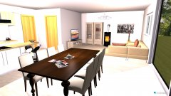 room planning Wohnraum in the category Dining Room
