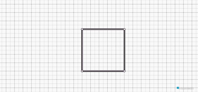 room planning Grundrissvorlage Quadrat in the category Home Office