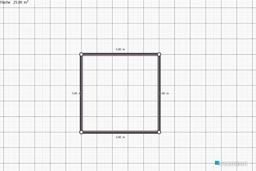 room planning Grundrissvorlage Quadrat in the category Kitchen