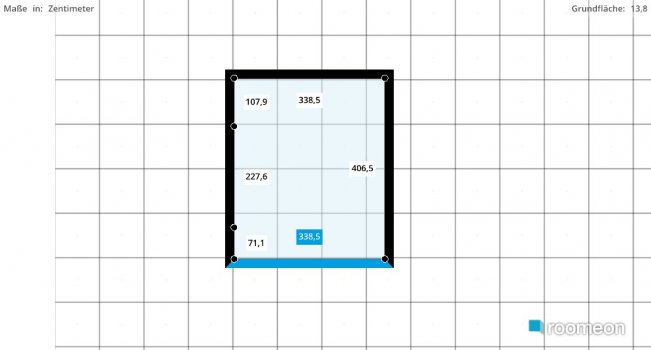 room planning Küche Sandra Mari mit schräge in the category Kitchen