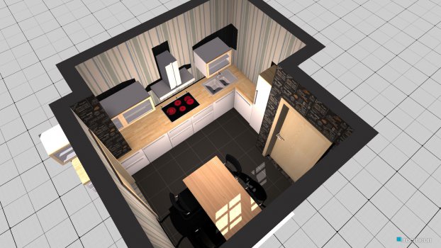 room planning Küche1 in the category Kitchen