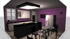 room planning Purple kitchen in the category Kitchen