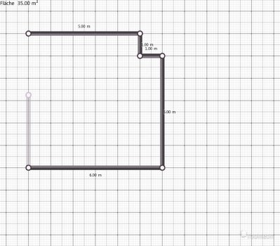 room planning Einraumwohnung (Sarah) in the category Living Room