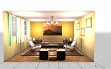 room planning Grundrissvorlage Quadrat in the category Living Room