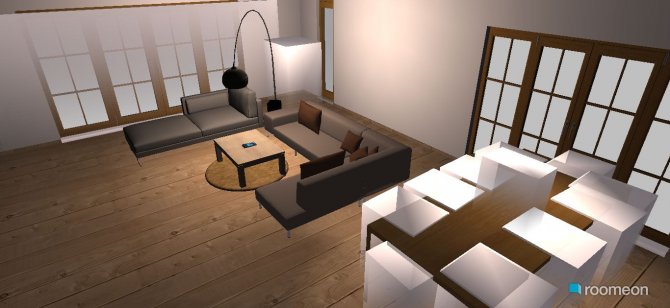 room planning Grundrissvorlage Quadrat in the category Living Room