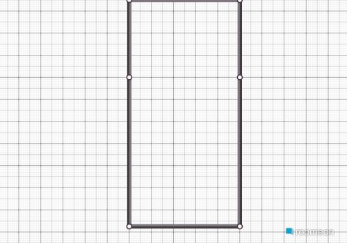 room planning Grundrissvorlage Quadrat in the category Living Room