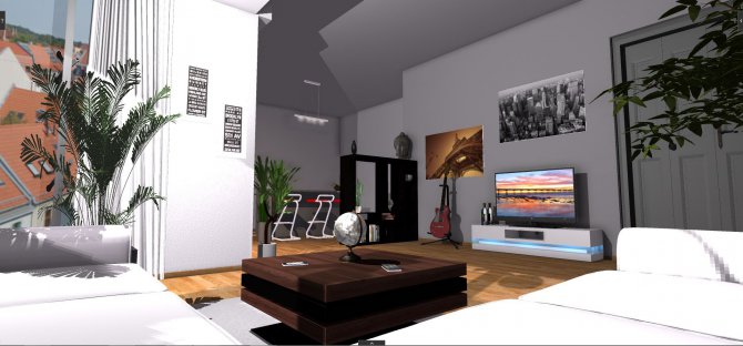 room planning Living Levels Etage 8 Option A in the category Living Room