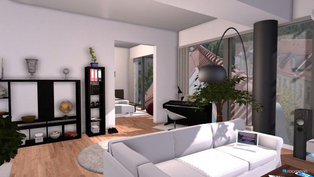 room planning Living Levels Komplettwohnung Eingerichtet in the category Living Room