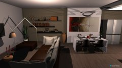 room planning salon  kuchnia jadalnia in the category Living Room