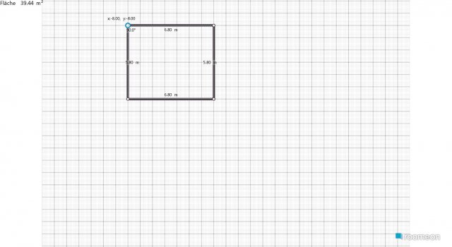 room planning Studentenwohnung in the category Living Room