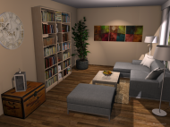 room planning WandbilderXXL Showroom v2 in the category Living Room