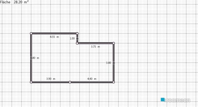 room planning Wohnbereich mit offener Küche im Landhausstil in the category Living Room