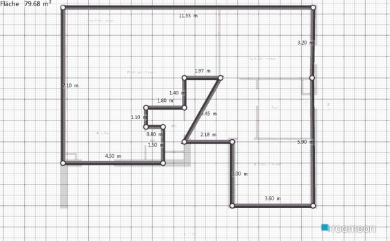 room planning Wohnung 1 in the category Living Room