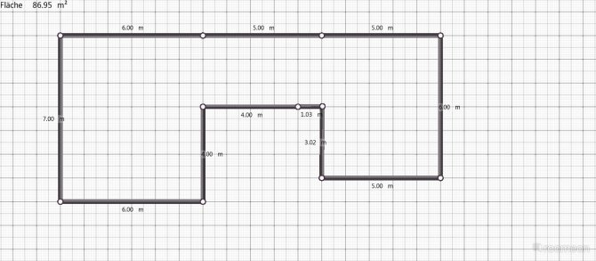 room planning Wohnung in der Innenstadt in the category Living Room