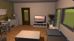 room planning Wohnzimmer mit Esstisch in the category Living Room