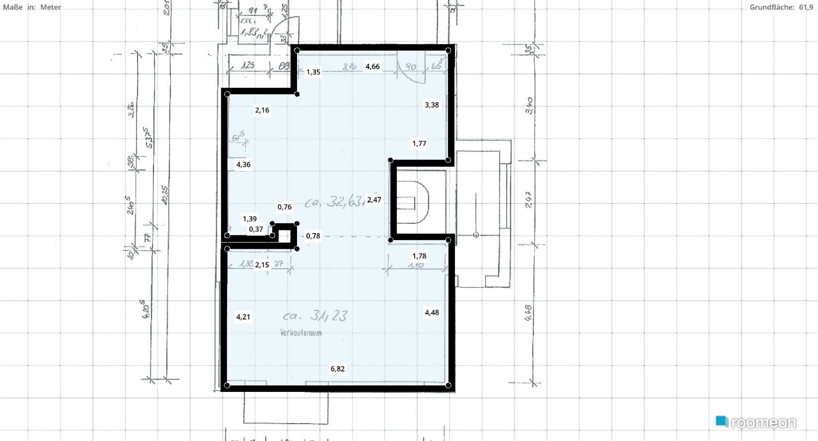 Room Design Grundriss Filiale Neu Mit Fenster Roomeon Community